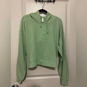 cropped cut out sweatshirt